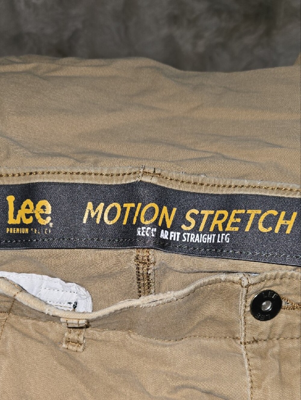 Lee Men's Regular Fit Straight Leg Tan Cargo Pants 32 X 30 - Picture 4 of 6